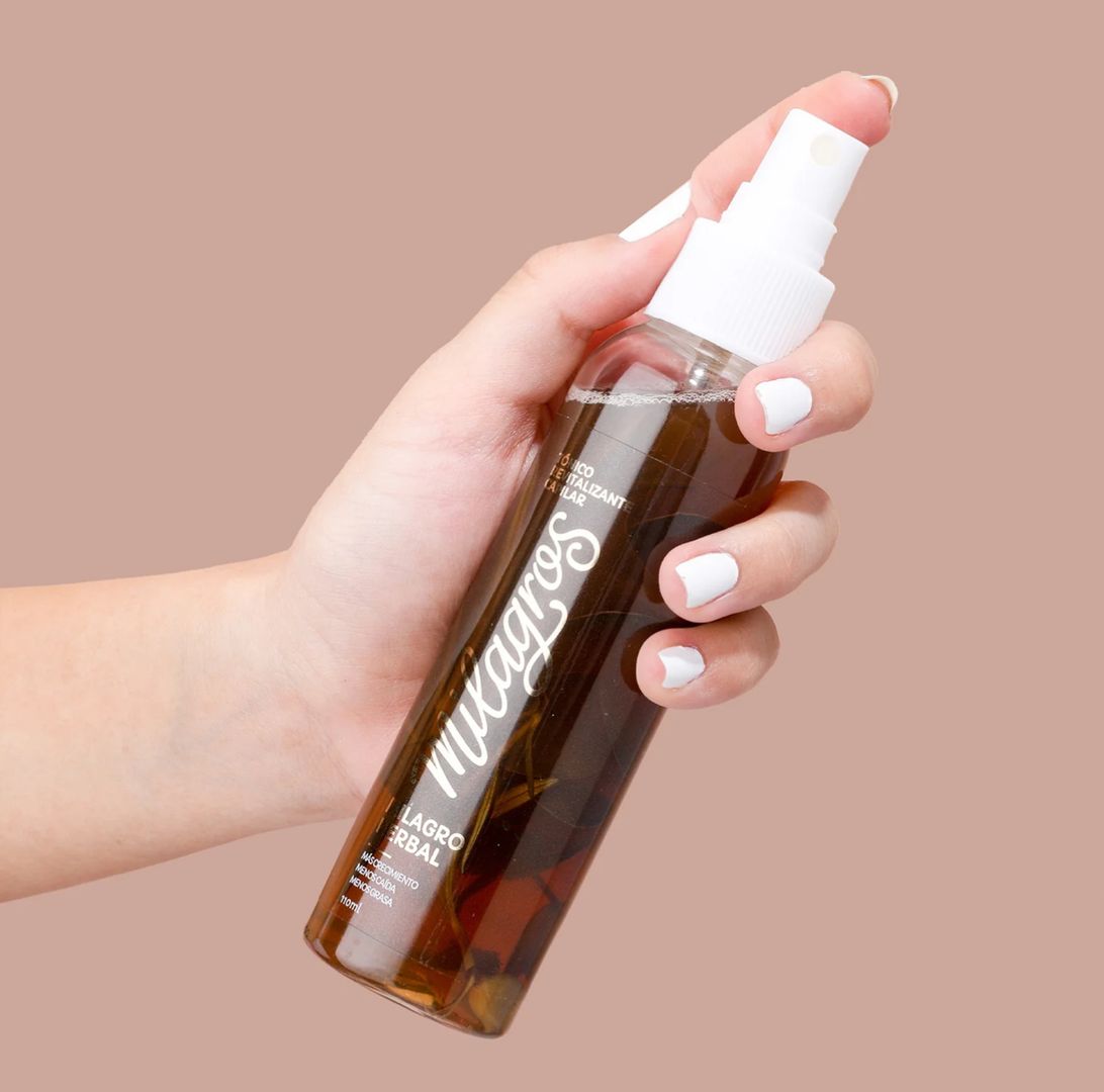 Tónico Revitalizante Capilar Milagro Herbal (tónico con romero)