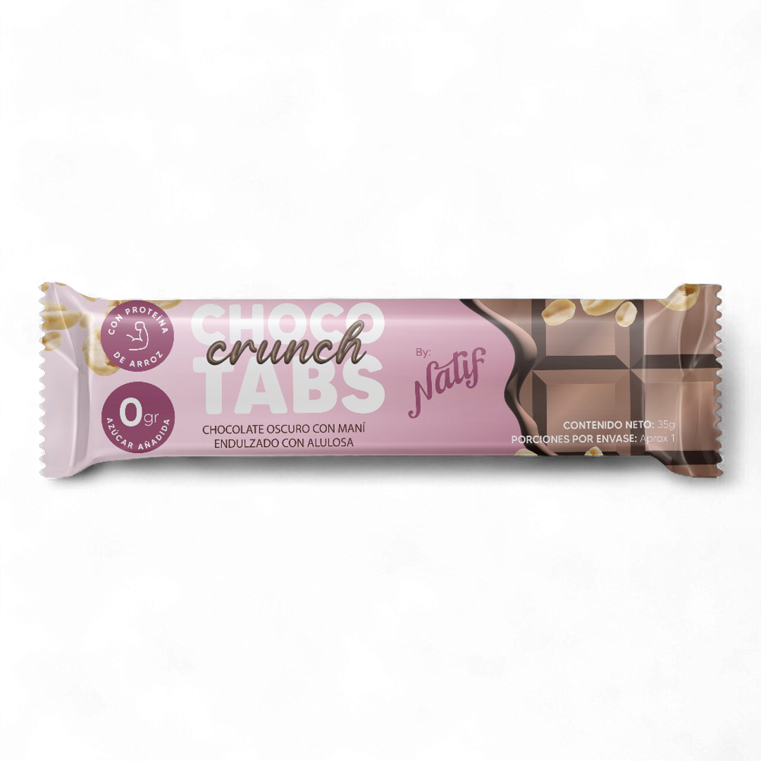 CHOCOTABS CRUNCH OSCURO X 35GR