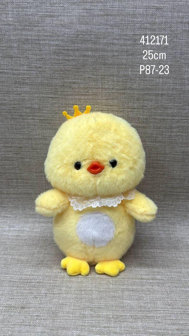 POLLITO CON CORONA 25 CM