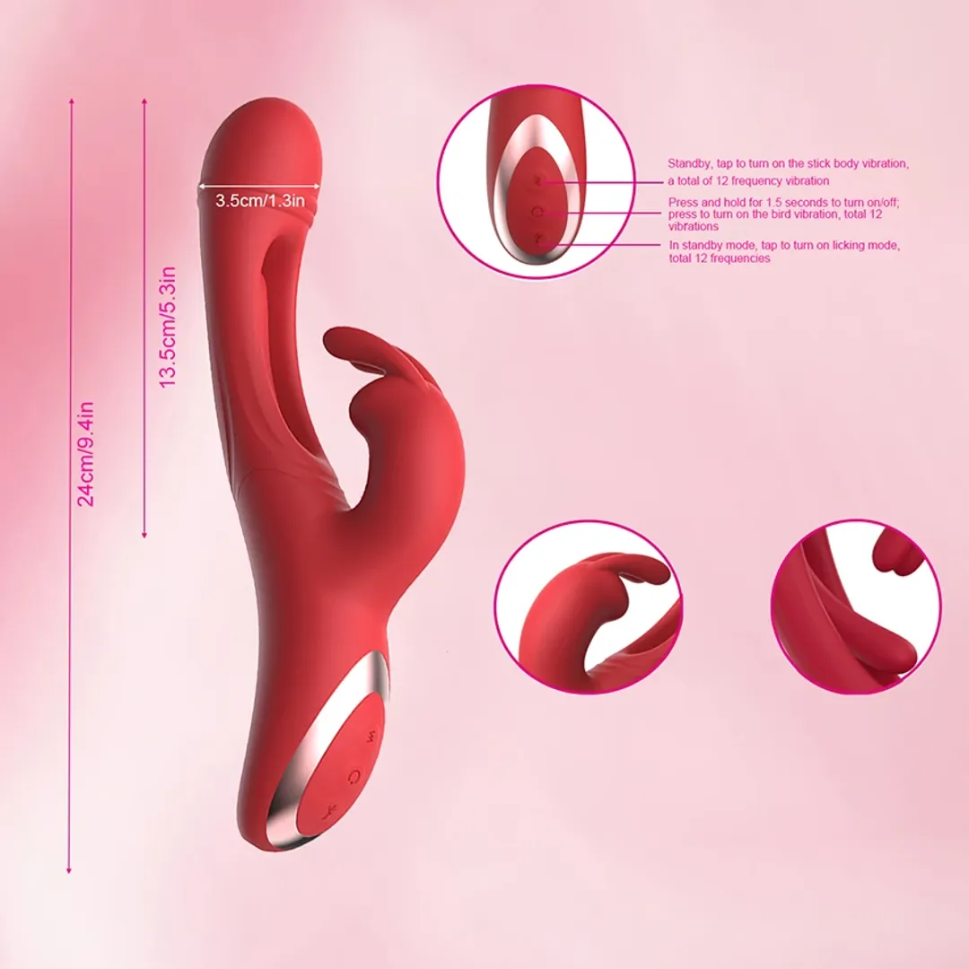 VIBRADOR DONAL 3 IN 1