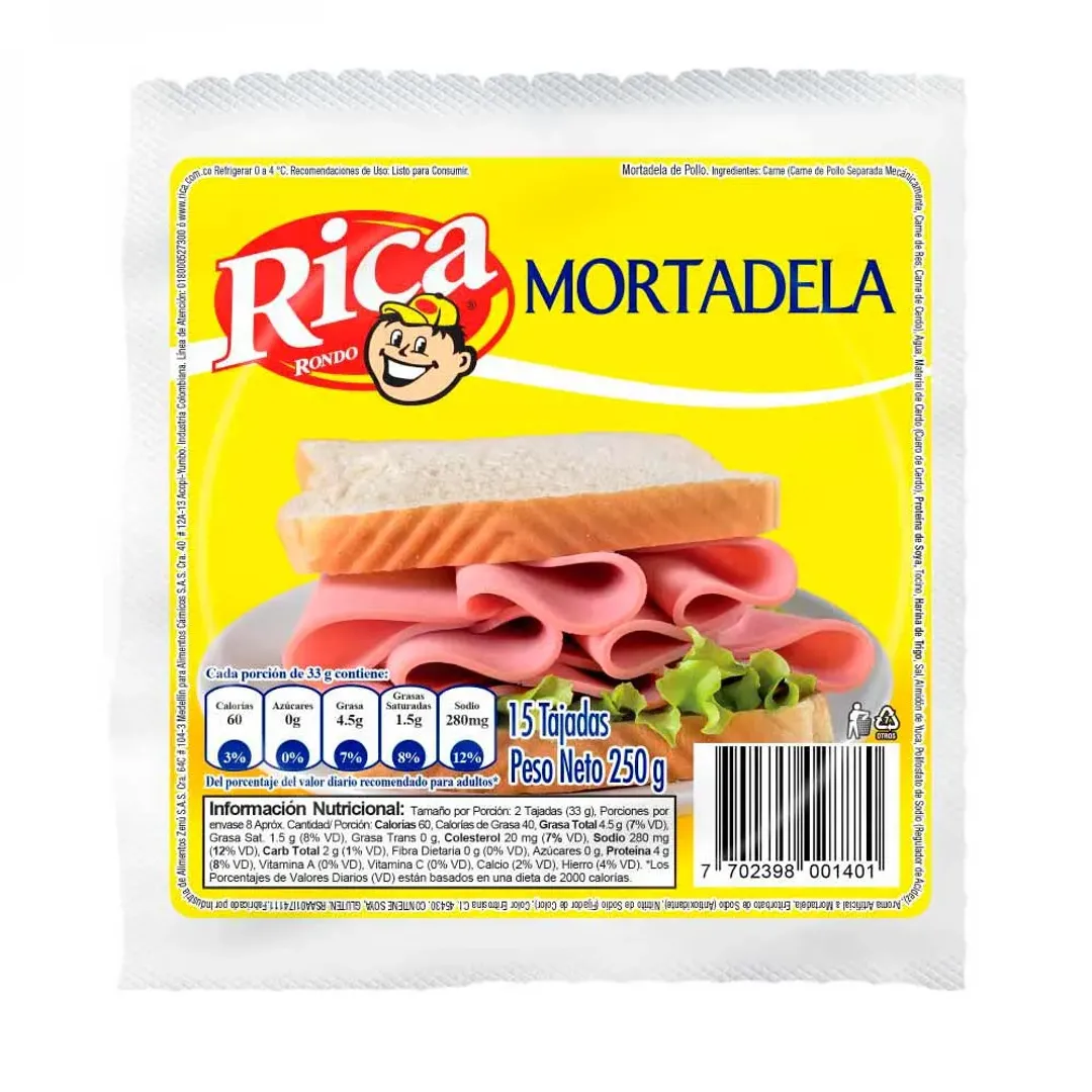 MORTADELA RICA*250G