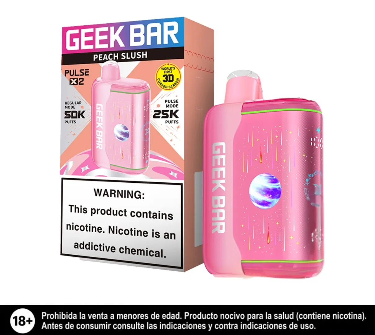 Geek Bar Pulse X2 Peach Slush 50.000 Puffs
