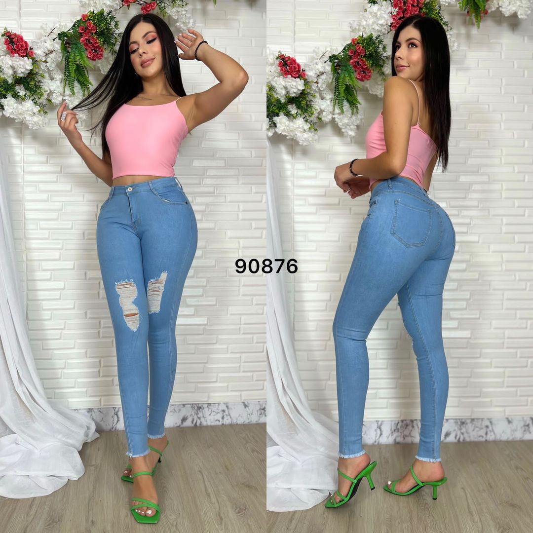 Jeans Skinny 50.000 _ Con rotos