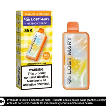 Imagen del producto Lost Mary Tropical Lemonade 35.000 Puffs Mt Turbo