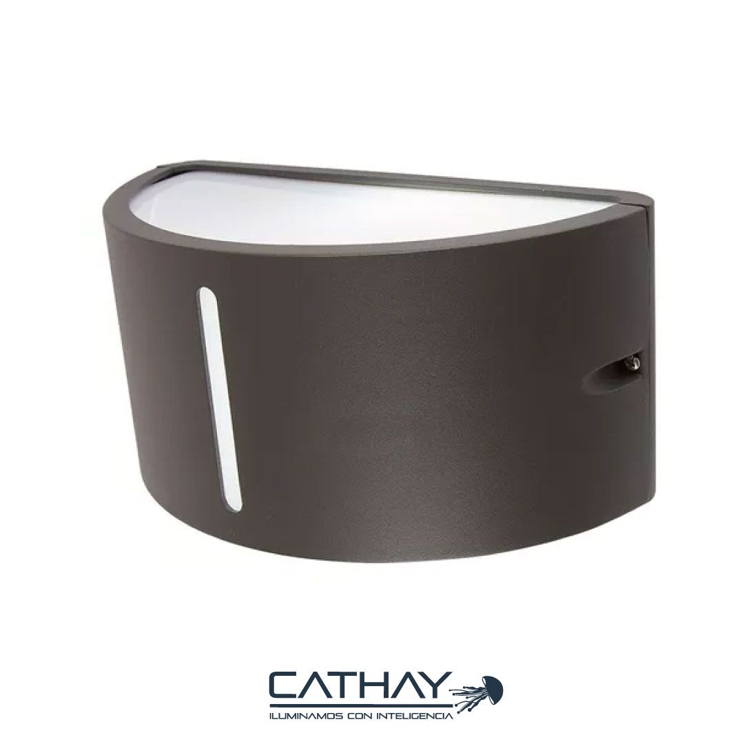 APLIQUE LED DE PARED SEMI CILINDRICO RAUCH 