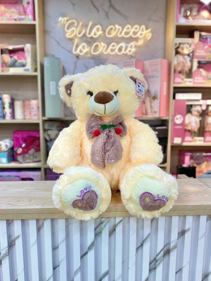 OSO MOÑO CEREZA - 45 cm 