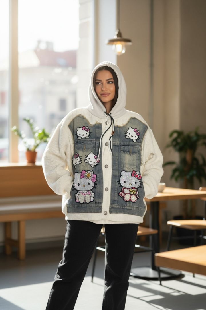 CHAQUETA HELLO KITTY DENIM 