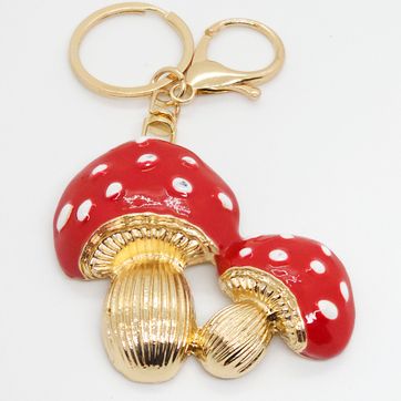 LLAVERO HONGO ROJO RODINADO - imagen 1