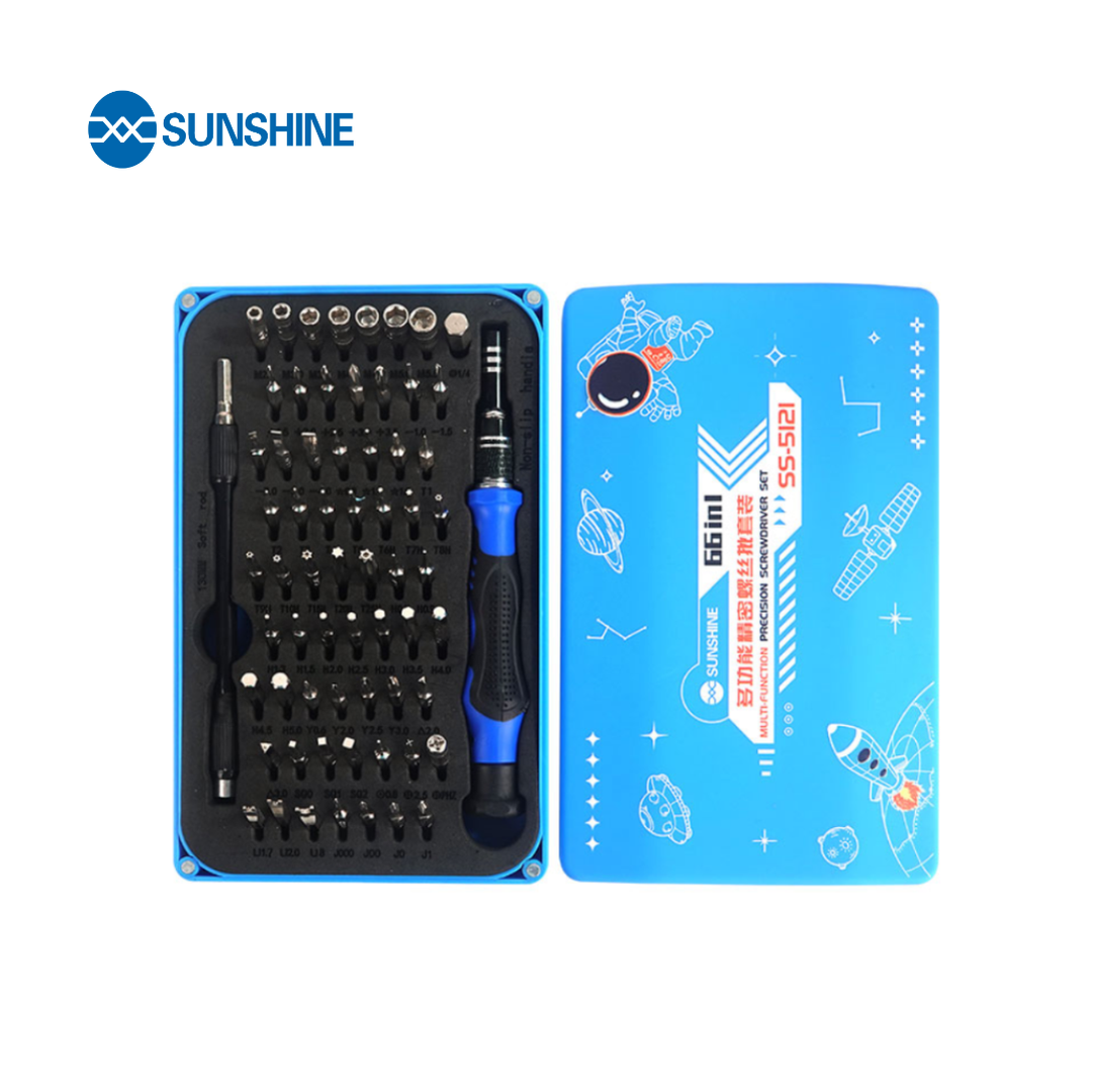 KIT DESTORNILLADORES 64IN1 SUNSHINE SS-5121