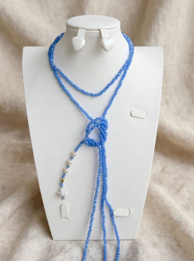 COLLAR COLECCIÓN LARIAT AZUL