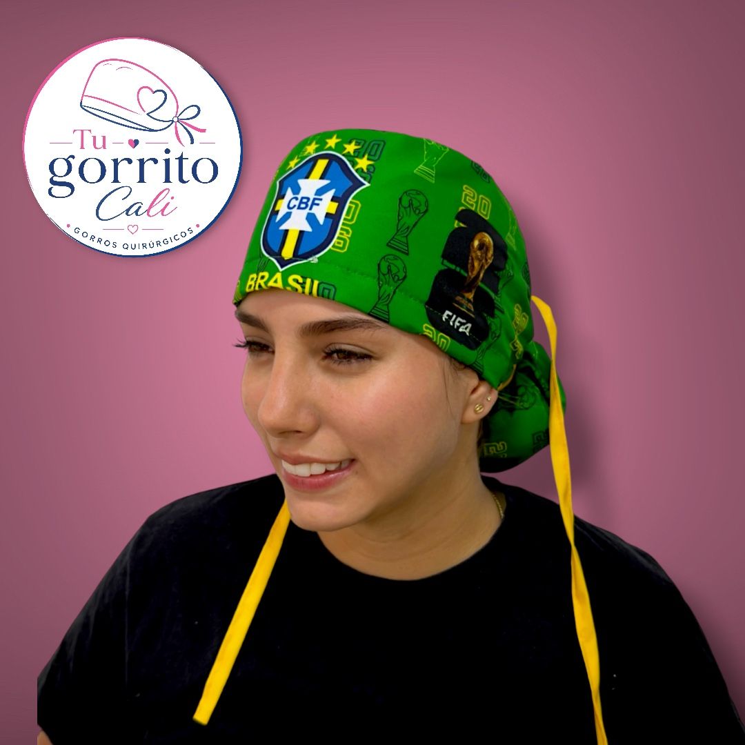Mundial selección Brasil fondo verde 