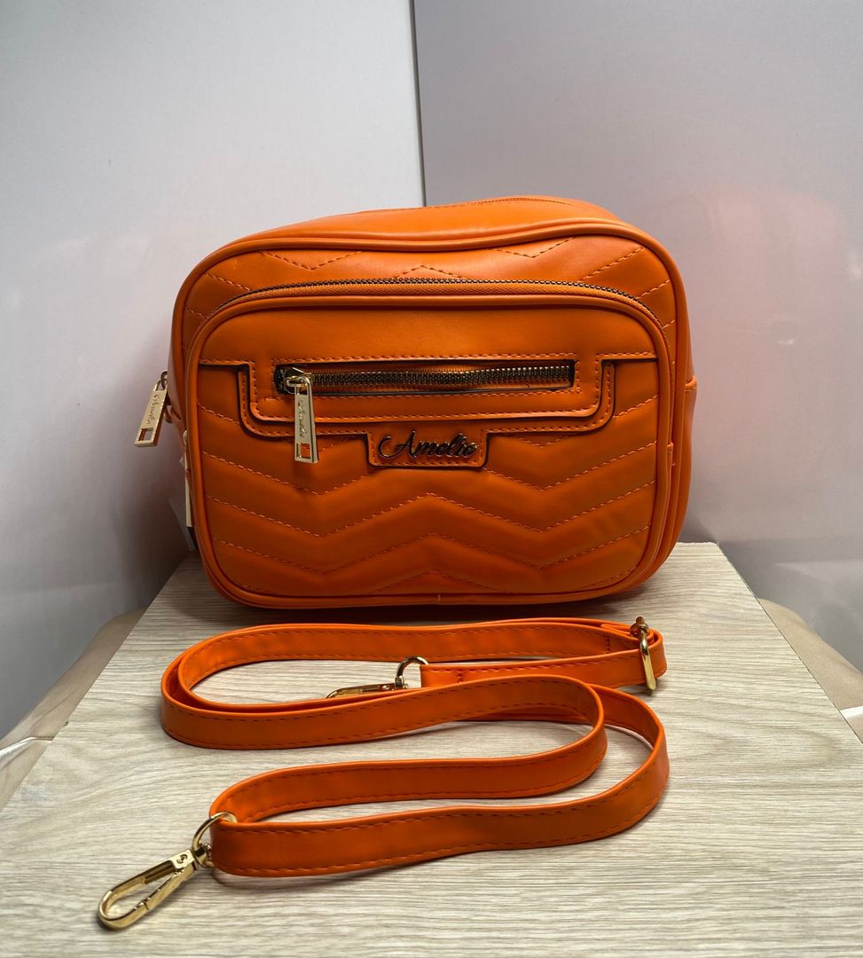 Bolso, naranja 