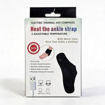 MASAJEADOR TOBILLERA TERMICA ELECTRICA ANKLE STRAP - imagen 1