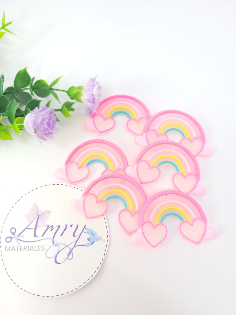 Arcoiris Fucsia 4,8x3cm