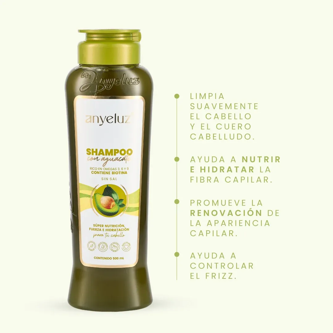 Shampoo con aguacate 