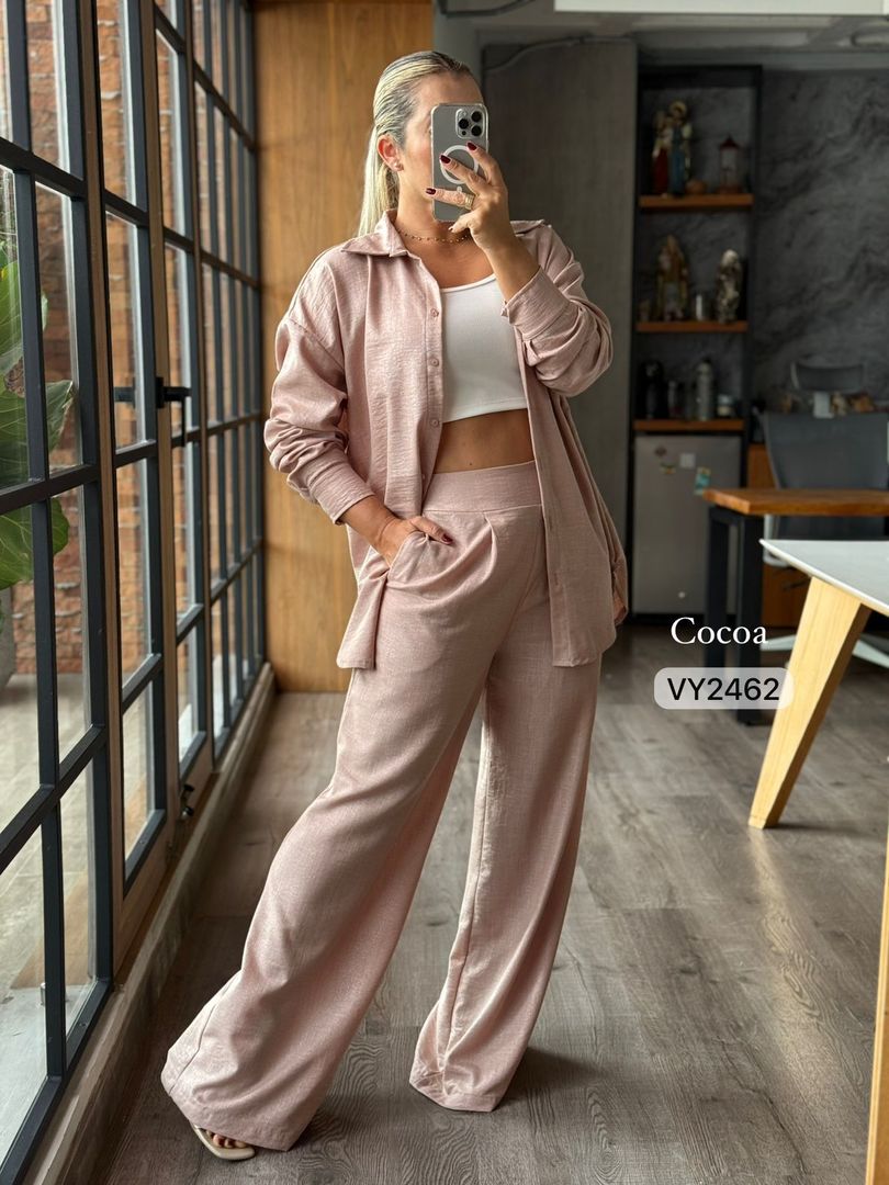 SET CAMISERA Y PANTALON VY2462