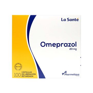 Imagen del producto OMEPRAZOL 20MG LA SANTE SOB X 10 CAPS FV 11-26