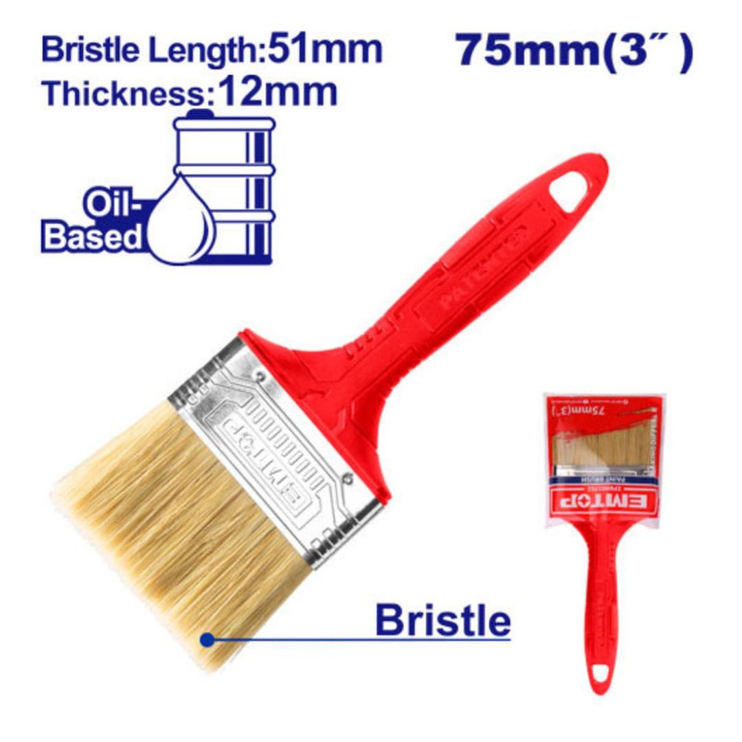 EMTOP BROCHA 3" CERDA PARA BASE ACEITE SUPER EMTOP