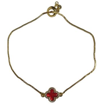 Imagen del producto Pulsera en rodio Trébol Cleef