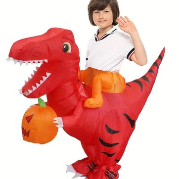 DISFRAZ INFLABLE DINO NIÑO - imagen 1