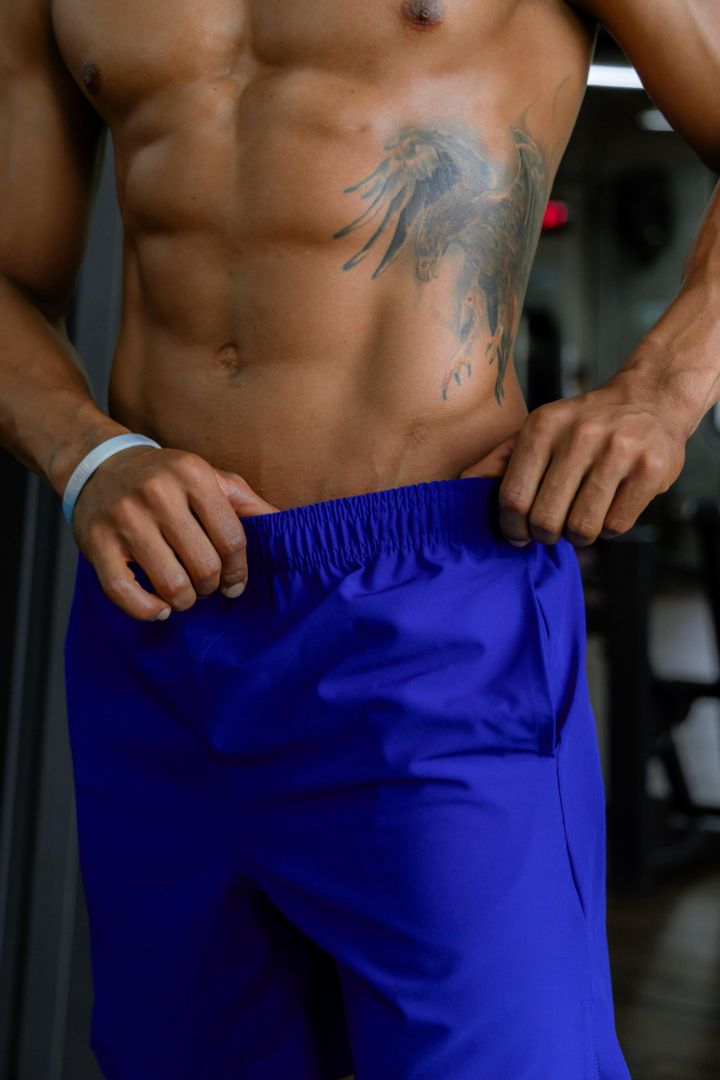 PANTALONETA TRAINING 1  AZUL REY