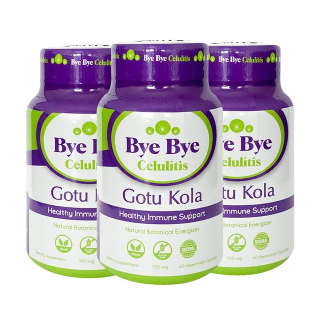 Capsulas Bye bye celulitis Gotu Kola 