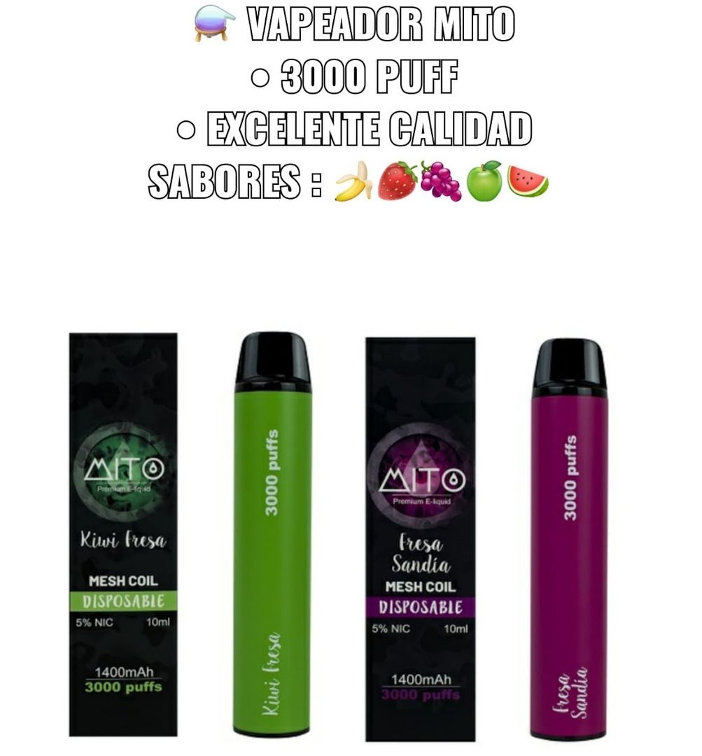 VAPEADOR MITO 5 SABORES