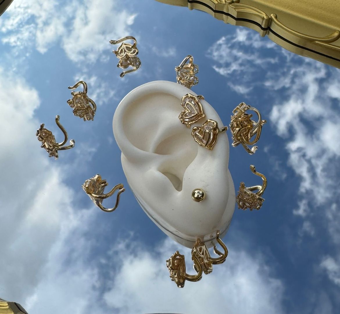 Ear cuff rodio 
