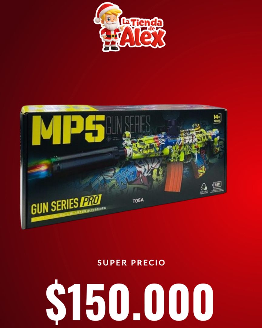 Subfusil MP5 "Graffiti Neón Pro" de Hidrogel