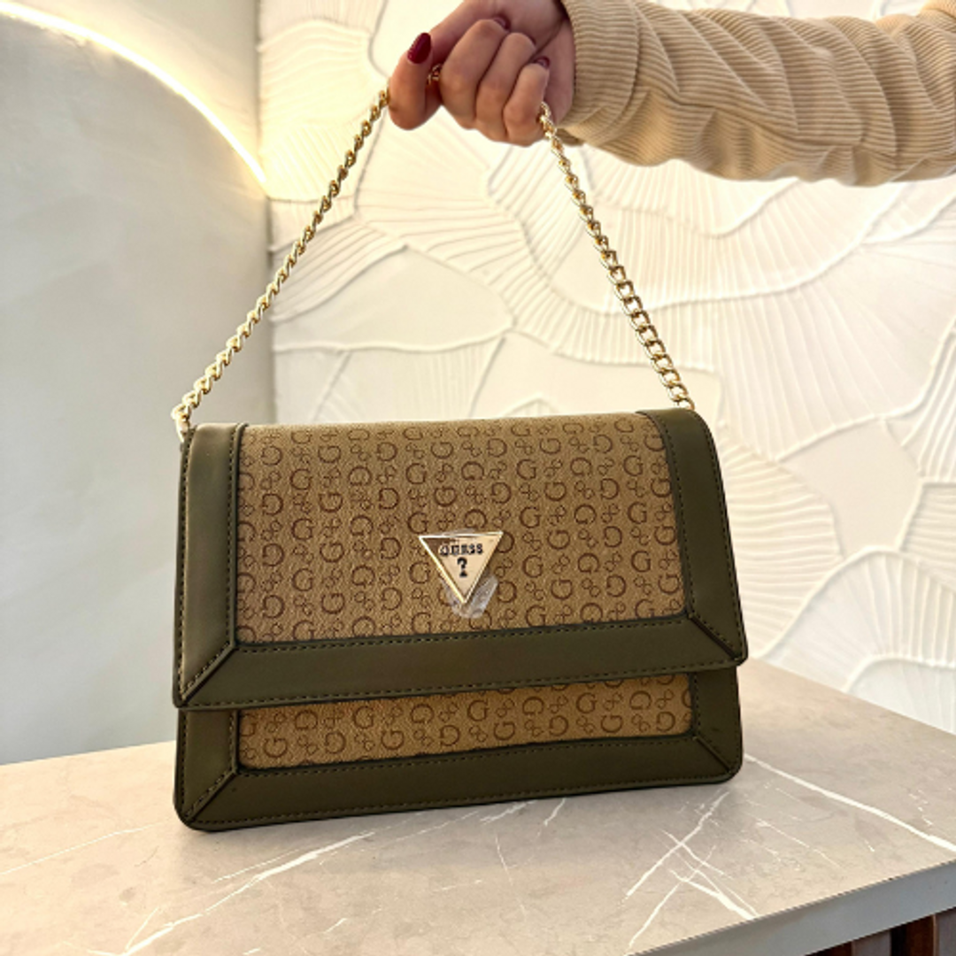 Cartera Guess Verde/Marrón