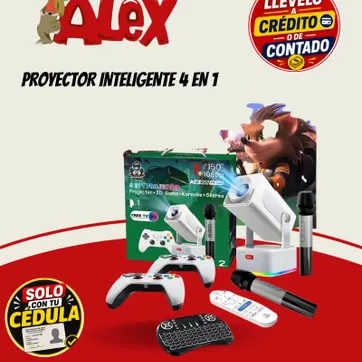 Imagen del producto PROYECTOR INTELIGENTE 4 EN 1 