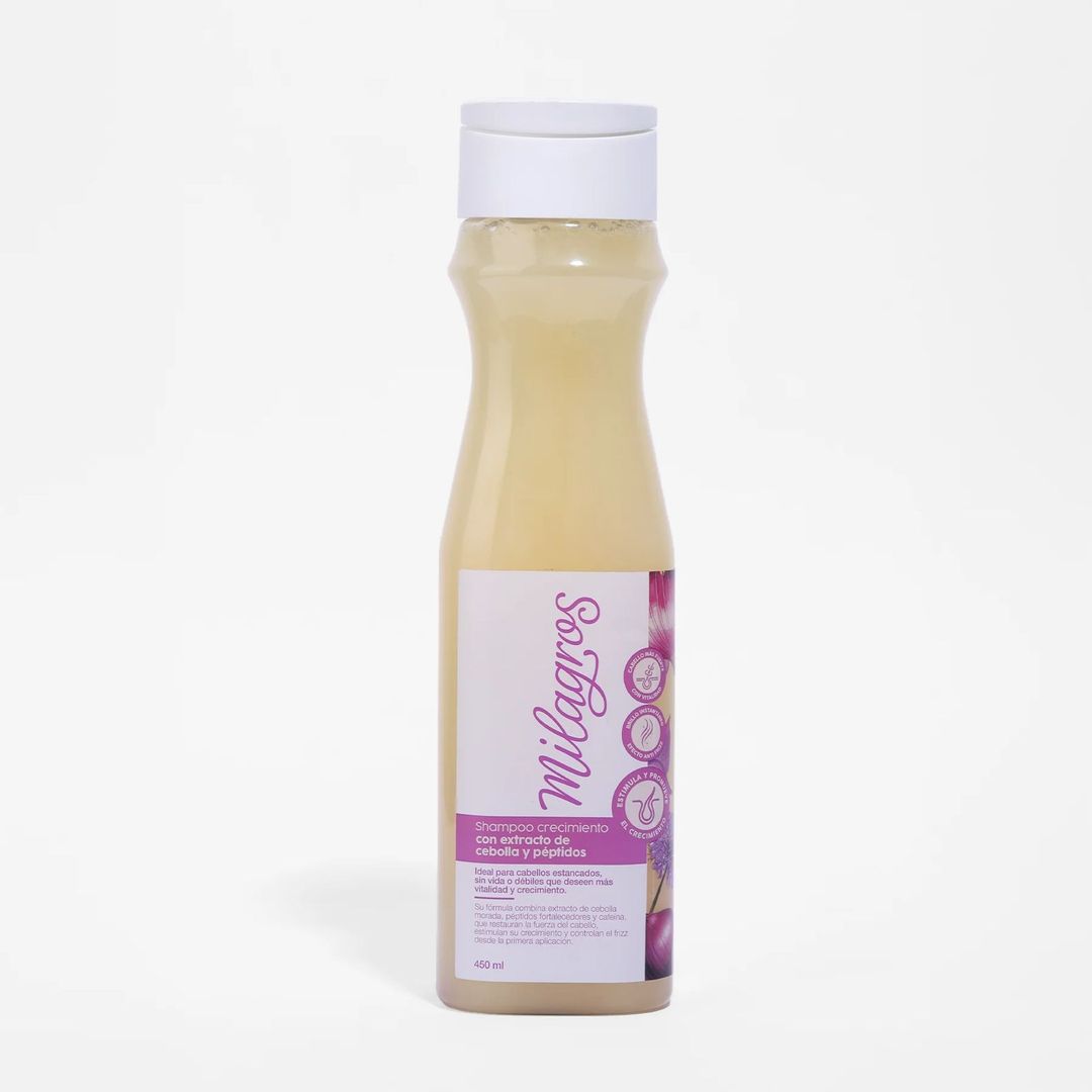 SHAMPOO DE CEBOLLA Y PEPTIDOS MILAGROS