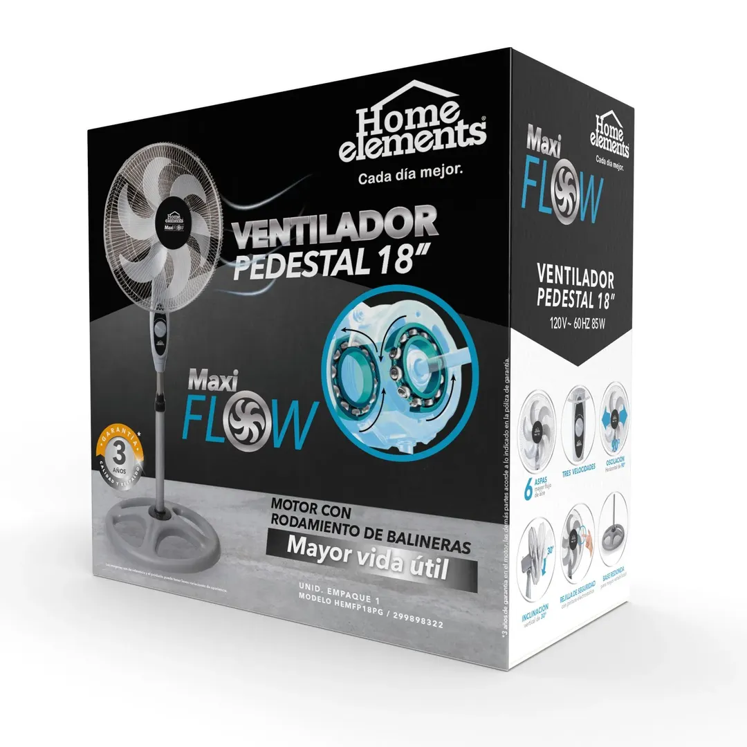 VENTILADOR HOME ELEMENT 18"