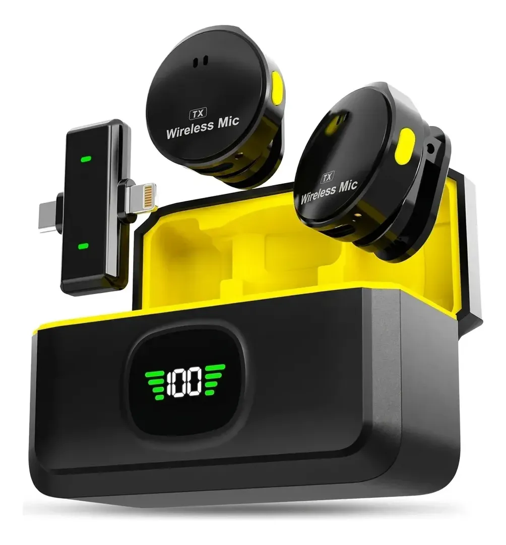 MICROFONO SOLAPA INALAMBRICO DUAL PHONE / TIPO C F31-PRO