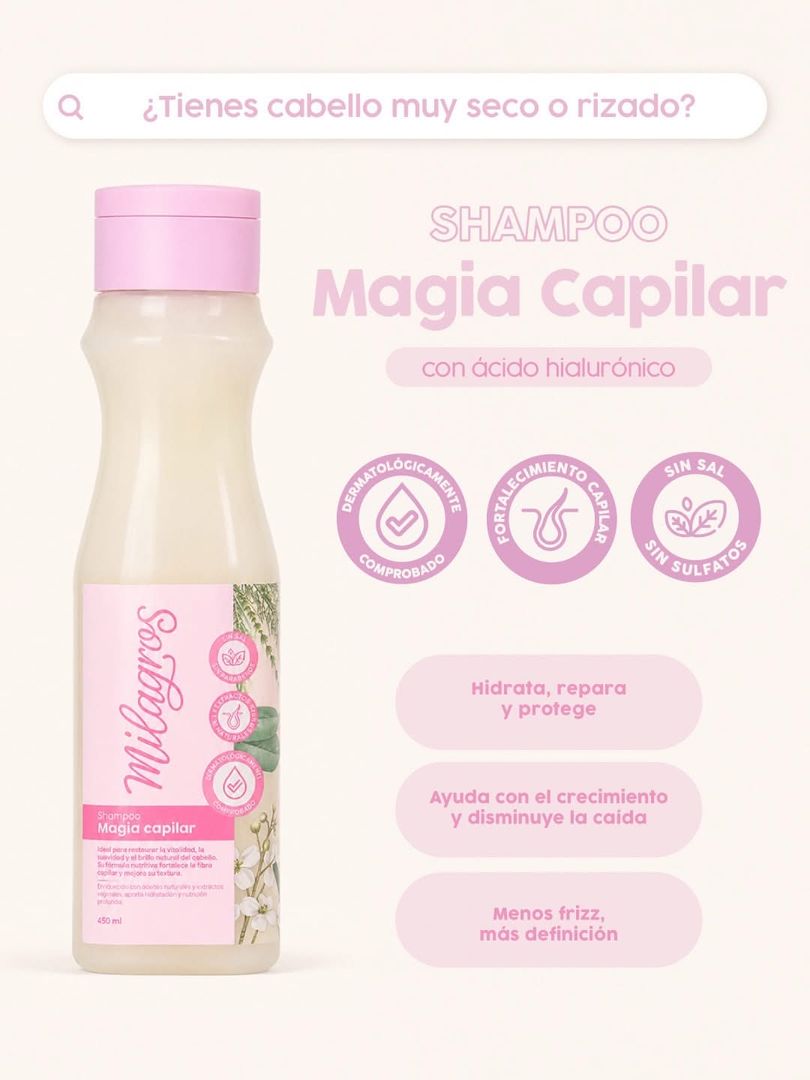 Shampoo magia capilar 