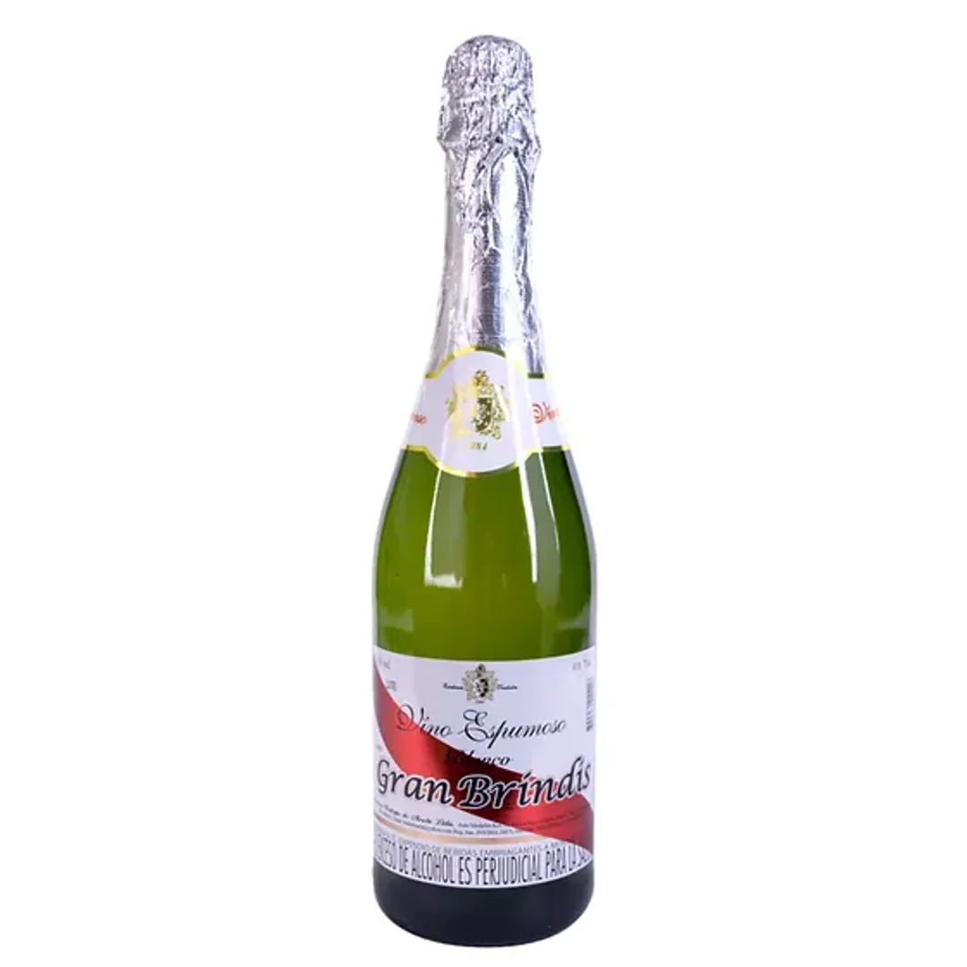 VINO ESPUMOSO GRAN BRINDIS BLANCA*750ML
