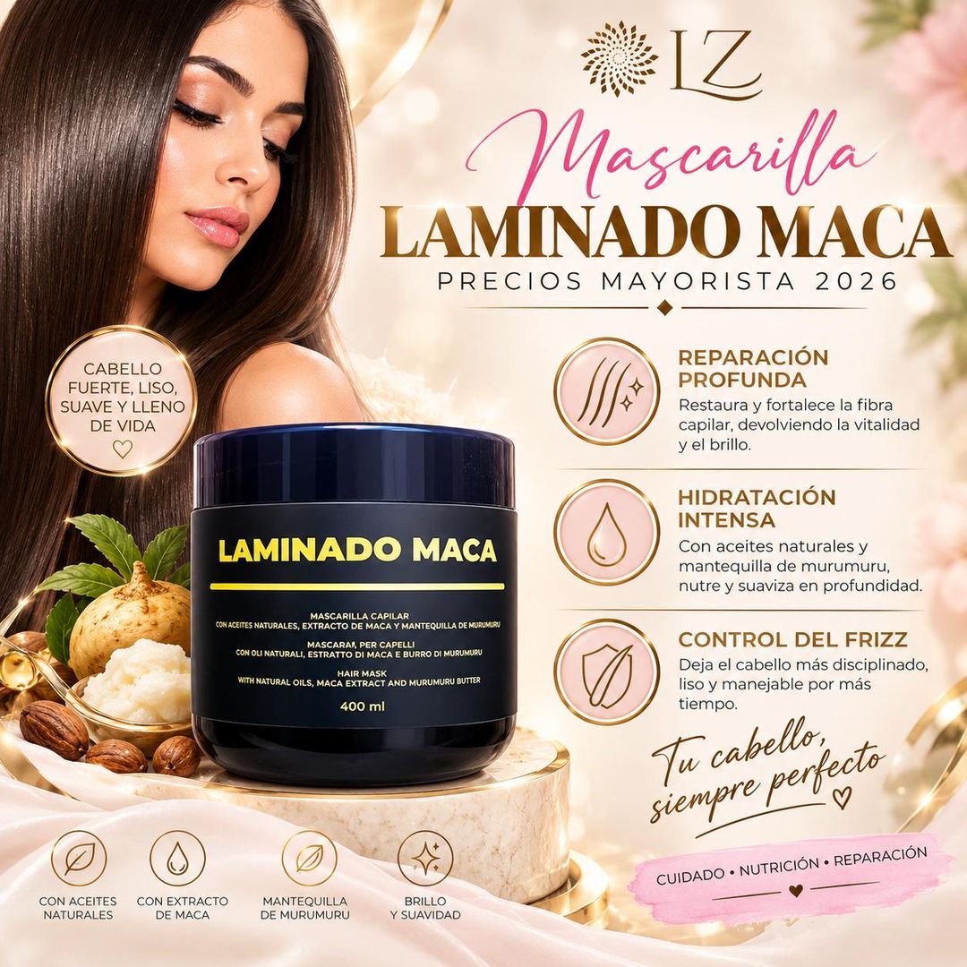 PRODUCTOS LZ MASCARILLA LAMINADO MACA