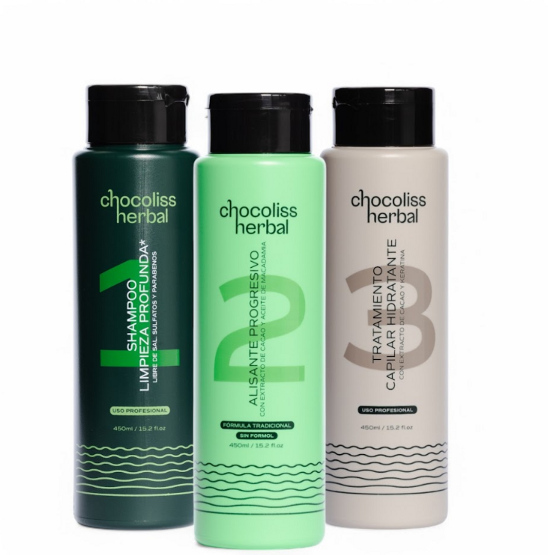 Kit de 450ml alisante - formula tradicional 