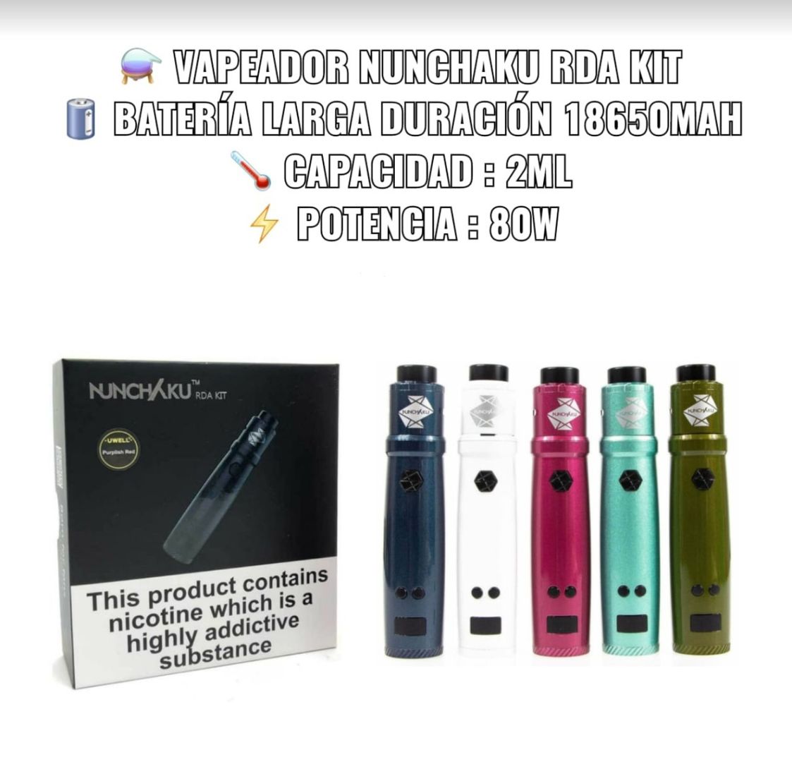 VAPEADOR NUNCHAKU RDA KIT