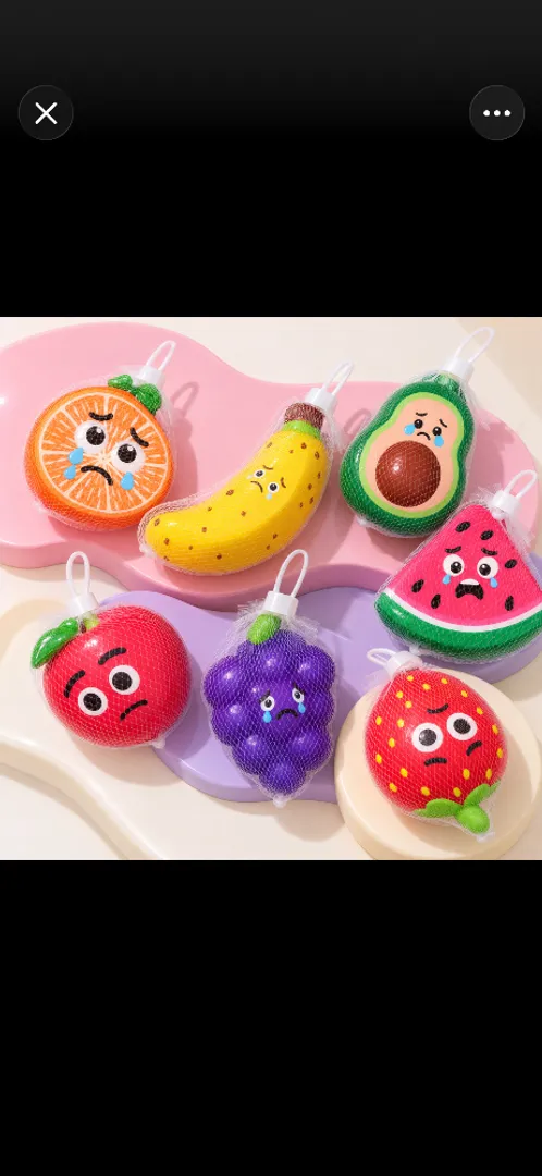 Squishy frutas memory foam 