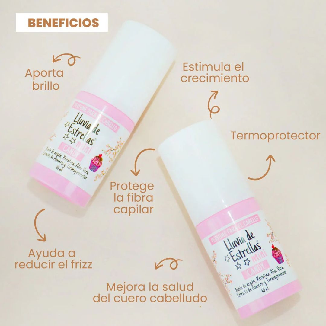 Mini perfume capilar lluvia de estrellas