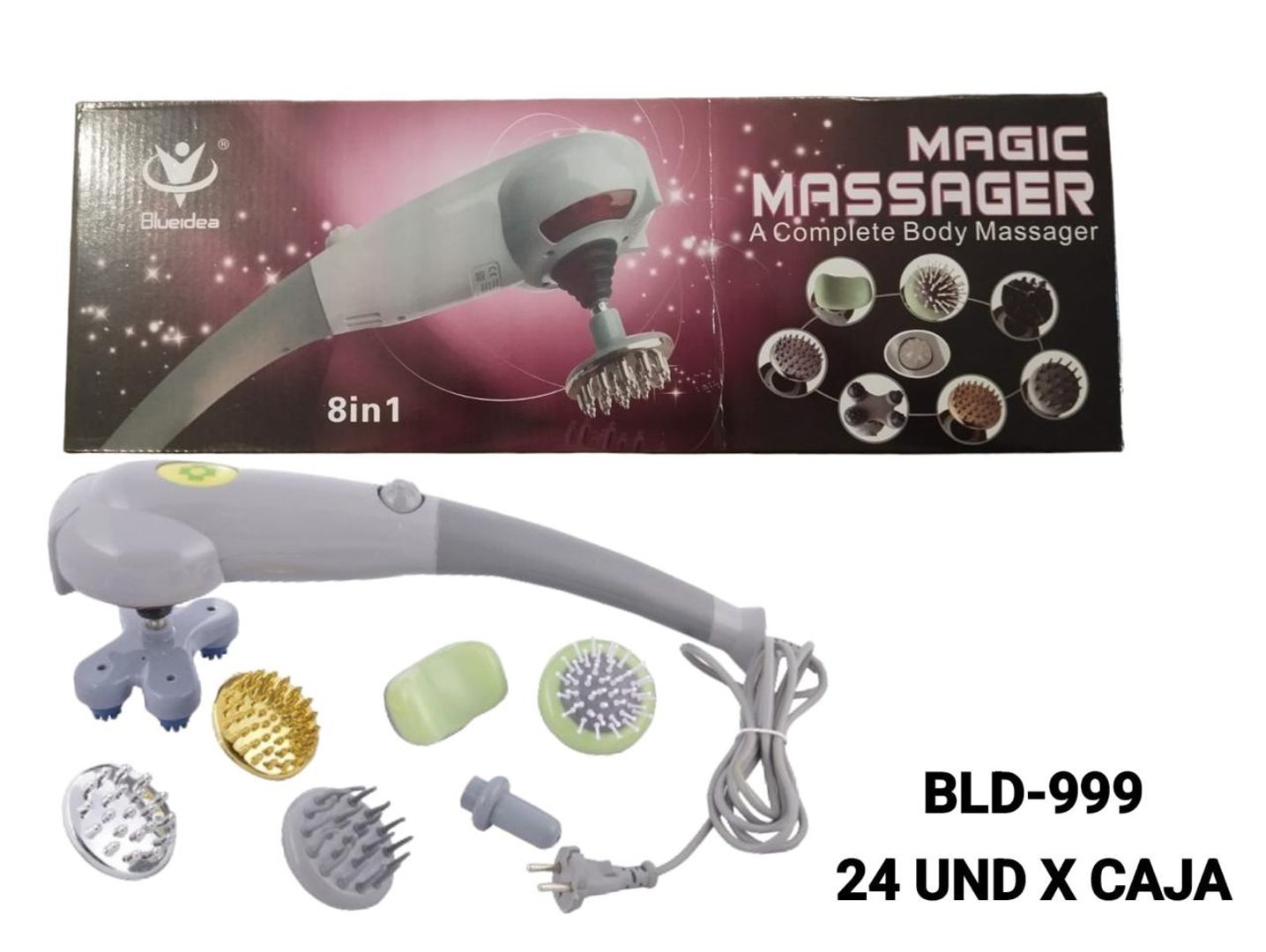 Masajeador magic 8 en 1 