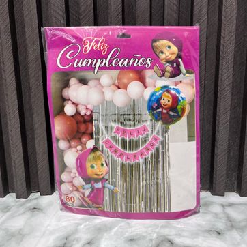 Imagen del producto ARCO DE GLOBOS MASHA Y EL OSO