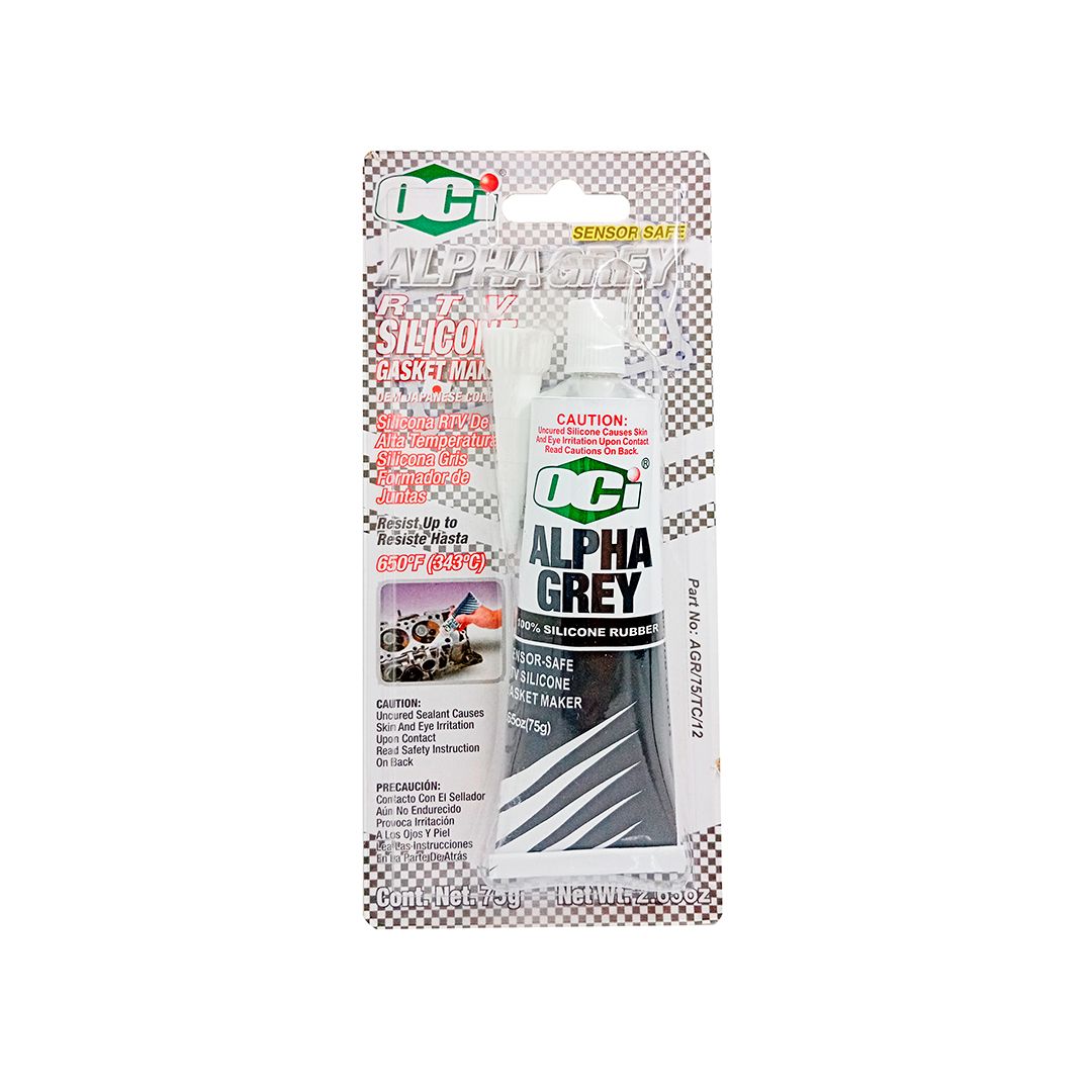 SILICONA OCI ALFA GRIS RTV 75GR