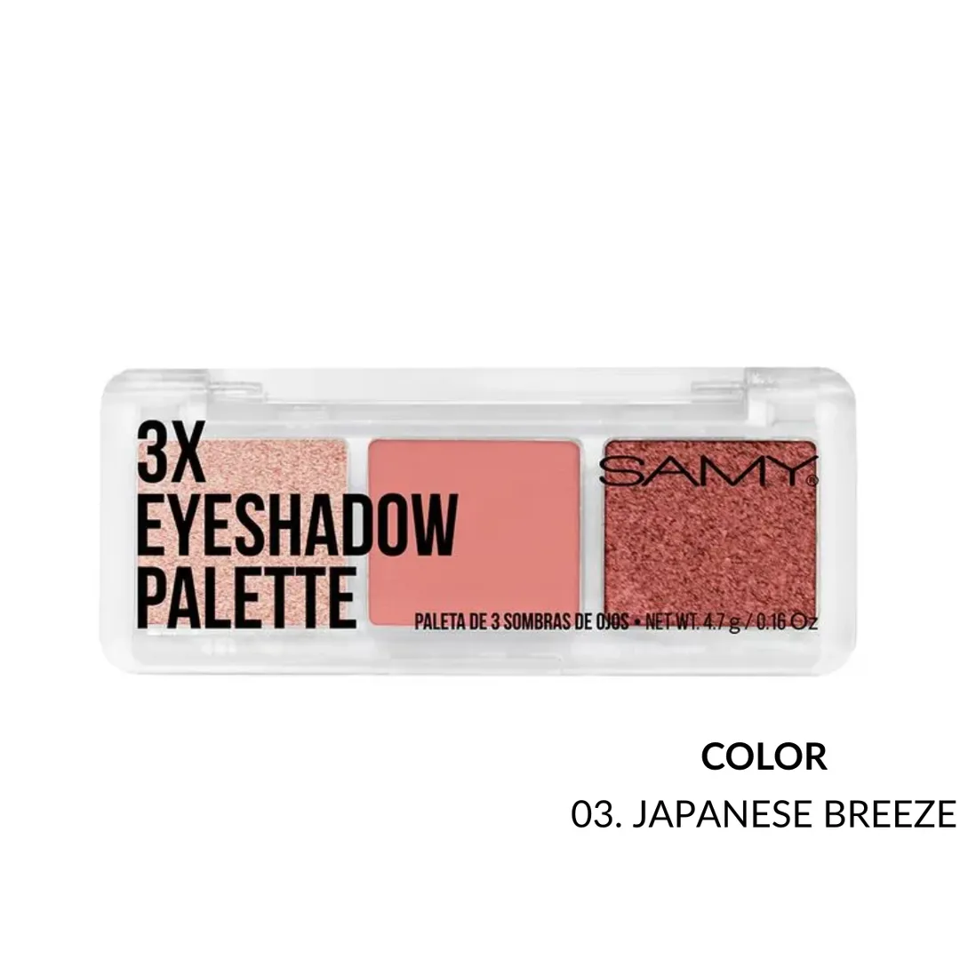 PALETA DE SOMBRAS X 3 SAMY