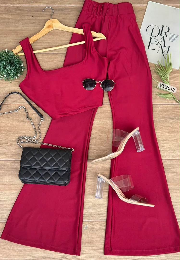 SET BLUSA TIRA Y PANTALON VY3012