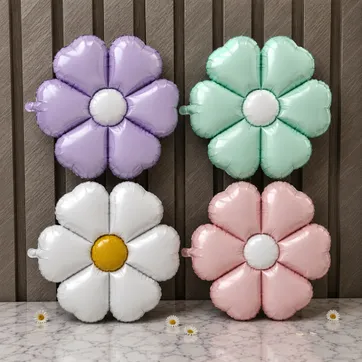 Imagen del producto GLOBO METALIZADO FLOR 