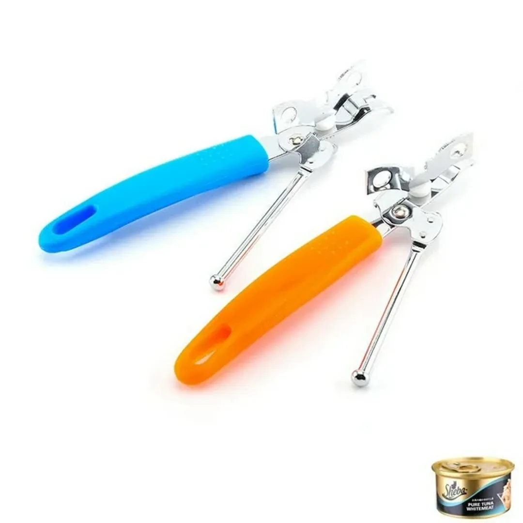 ABRELATAS MARIPOSA ACERO MANGO PLASTICO