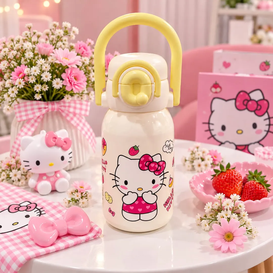 TERMO INFANTIL EN PASTA DE HELLO KITTY 