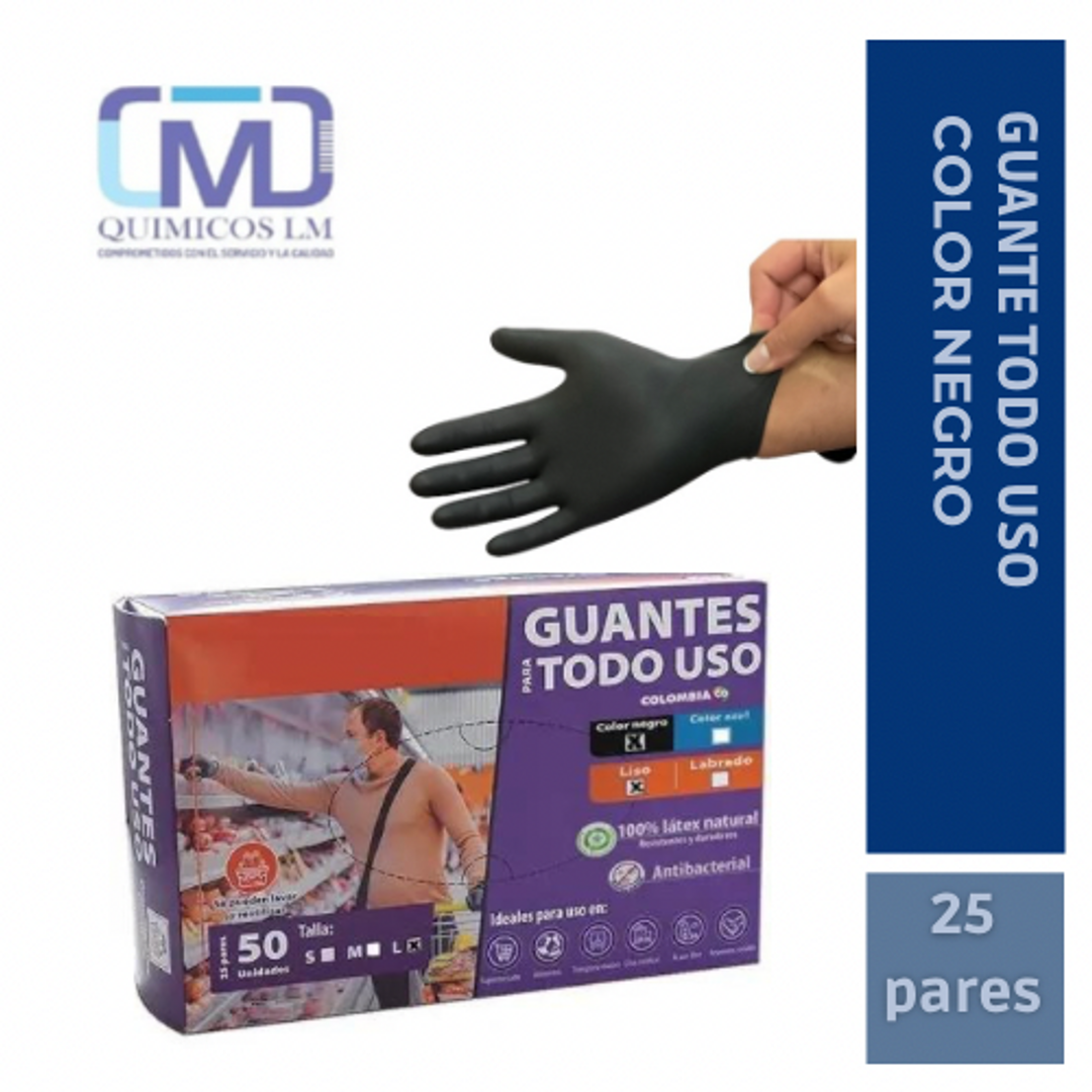 GUANTE TODO USO NEGRO
